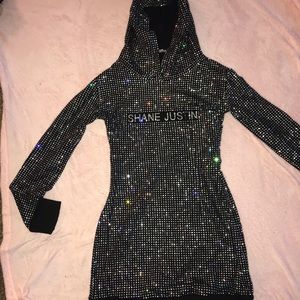 Shane Justin bust down hoodie dress!